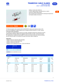 Thumbnail of document Ex product overview tranberg R cable glands tef d620 en gb rstahl 20152